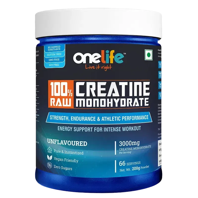 Luxury Onelife 100 % Raw Creatine Monohydrate 3000 mg Unflavoured