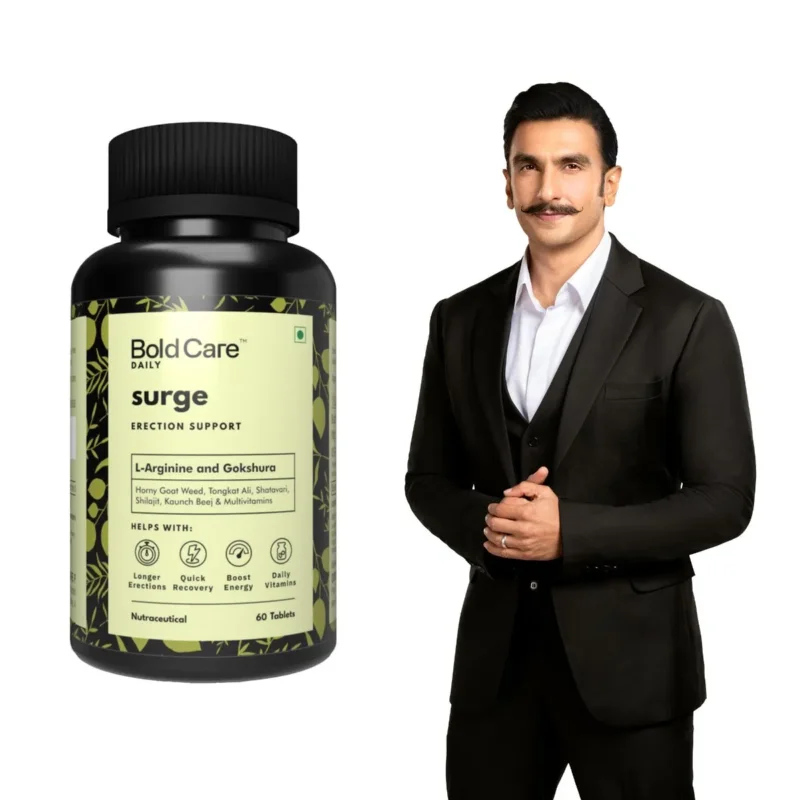Bold Care Surge Vitality Support for Better Erections, 60 Tablets Professional Grade