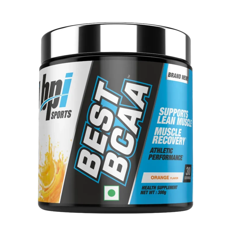 Last Chance BPI Sports Best BCAA BCAA Powder Branched Chain Amino Acids Muscle Recovery Muscle Protein Synthesis Lean Muscle Improved Performance Hydration Orange 300 grams 30 servings