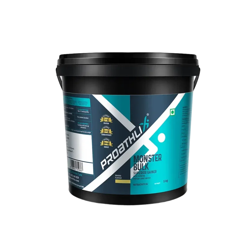 Proathlix Monster Bulk Gainer (Banana) 5 Kg Exclusive Offer