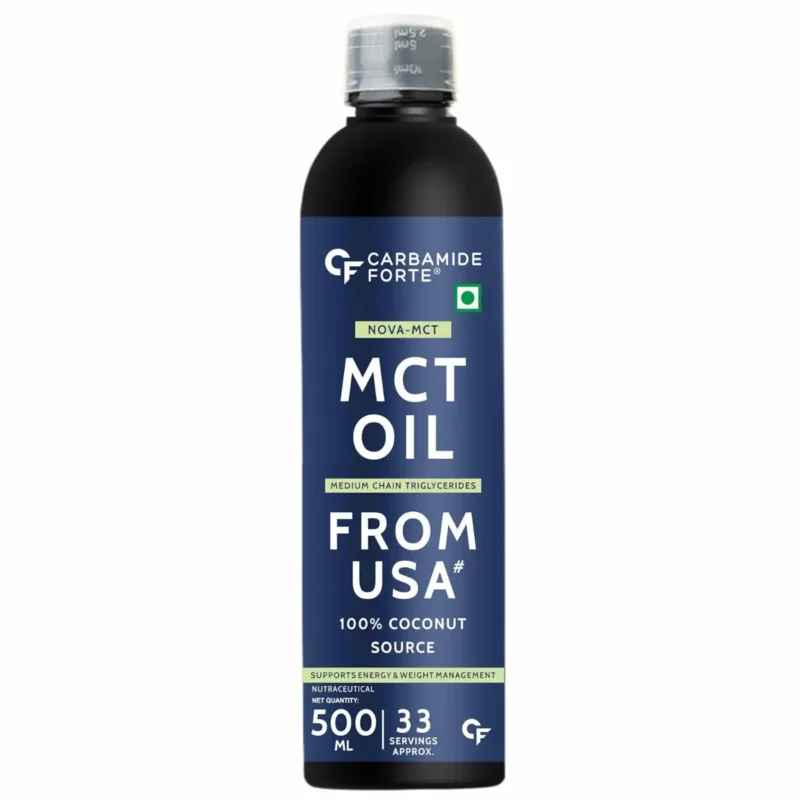 Low Price Carbamide Forte Pure MCT Oil C8 From USA 500ml 100% Coconut Source Keto & Paleo Friendly Energy Weight Management