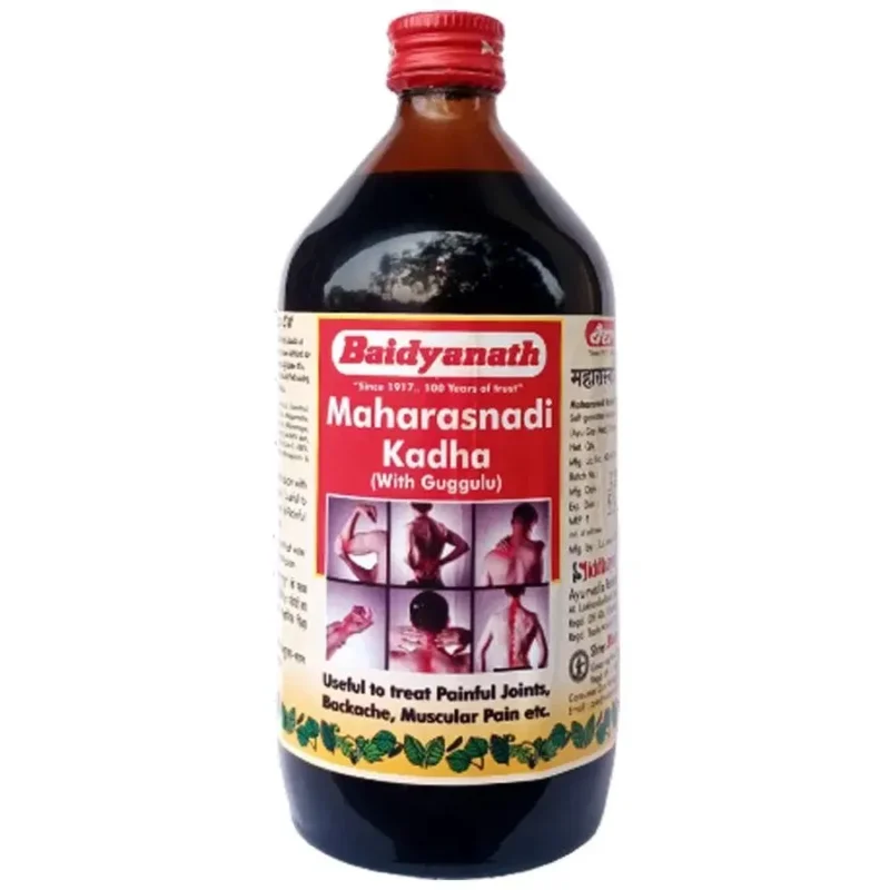 Baidyanath Nagpur Maharasnadi Kadha-Ayurvedic Tonic For Joint Pain And Muscle Stiffness 450 Ml Certified