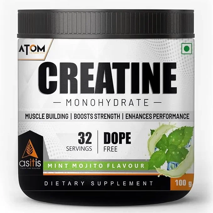 Same Day Shipping AS-IT-IS ATOM Creatine Monohydrate Mint Mojito Flavour