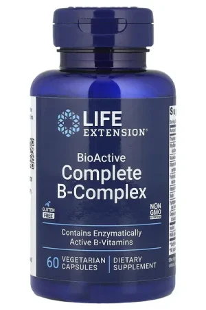Life Extension, BioActive Complete B-Complex, 60 Vegetarian Capsules Exclusive Offer
