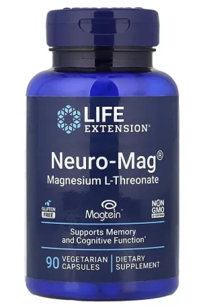 Sale Life Extension, Neuro-Mag®, Magnesium L-Threonate, 90 Vegetarian Capsules (48 mg per Capsule)