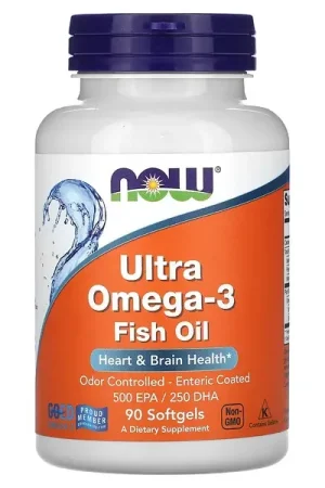NOW Foods, Ultra Omega-3 Fish Oil, 90 Softgels High Quality