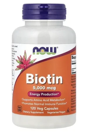Last Chance NOW Foods, Biotin, 5,000 mcg, 120 Veg Capsules
