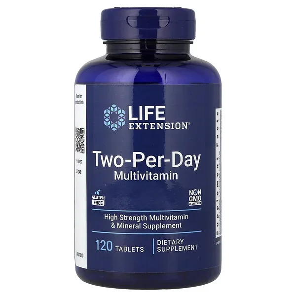 Life Extension, Two-Per-Day Multivitamin, 120 Tablets Today Only