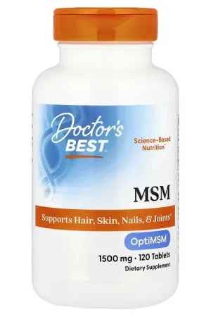 Factory Price Doctor‘s Best, MSM with OptiMSM®, 1,500 mg, 120 Tablets