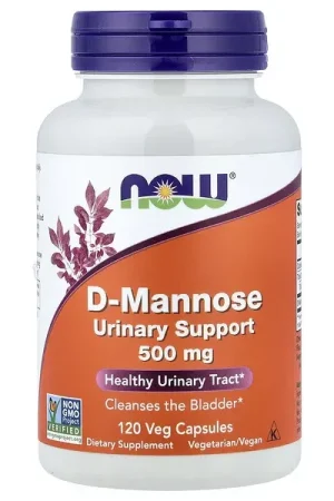 Low Price NOW Foods, D-Mannose, 500 mg, 120 Veg Capsules