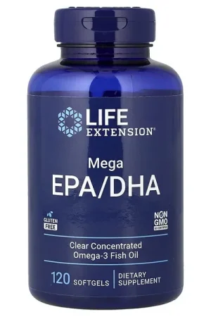 In Demand Life Extension, Mega EPA/DHA, 120 Softgels