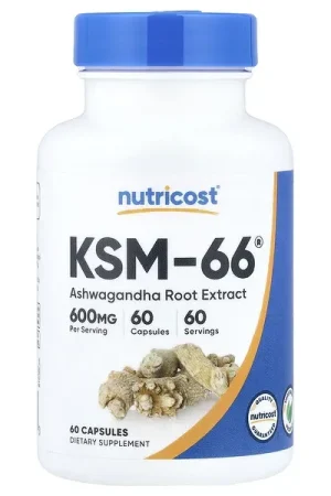 Exclusive Offer Nutricost, KSM-66®, Ashwagandha Root Extract, 60 Capsules