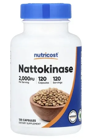 Price Cut Nutricost, Nattokinase, 100 mg (2,000 FU), 120 Capsules