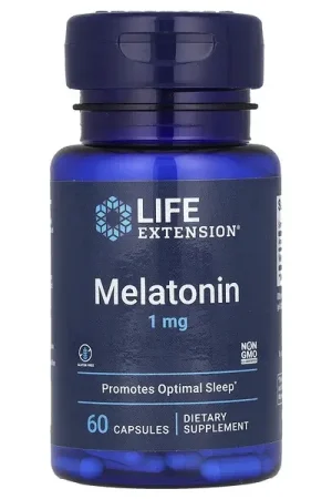 Life Extension, Melatonin, 1 mg, 60 Capsules Sale