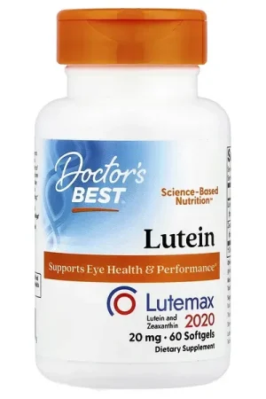 Doctor‘s Best, Lutein, Lutemax 2020, 60 Softgels Order Now