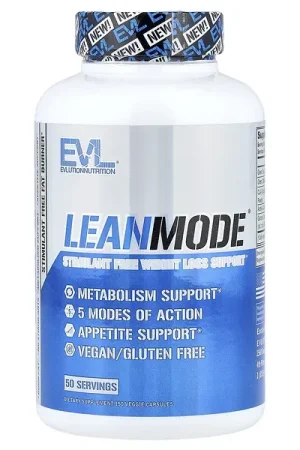 Time-Limited EVLution Nutrition, LeanMode®, Stimulant Free Weight Loss Support, 150 Veggie Capsules