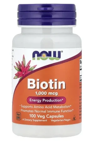Price Cut NOW Foods, Biotin, 1,000 mcg, 100 Veg Capsules