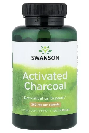 Swanson Vitamins, Activated Charcoal, 260 mg, 120 Capsules Special Discount