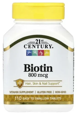 21st Century, Biotin, 110 Easy Swallow Tablets Special Discount