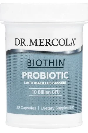 Same Day Shipping Dr. Mercola, Biothin® Probiotic, Lactobacillus Gasseri, 250 mg (10 Billion CFU), 30 Capsules