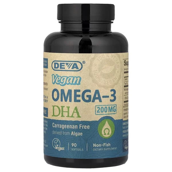 Deva, Vegan Omega-3 DHA, 90 Softgels Luxury