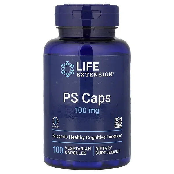 Life Extension, PS Caps, 100 mg, 100 Vegetarian Capsules Secure Checkout
