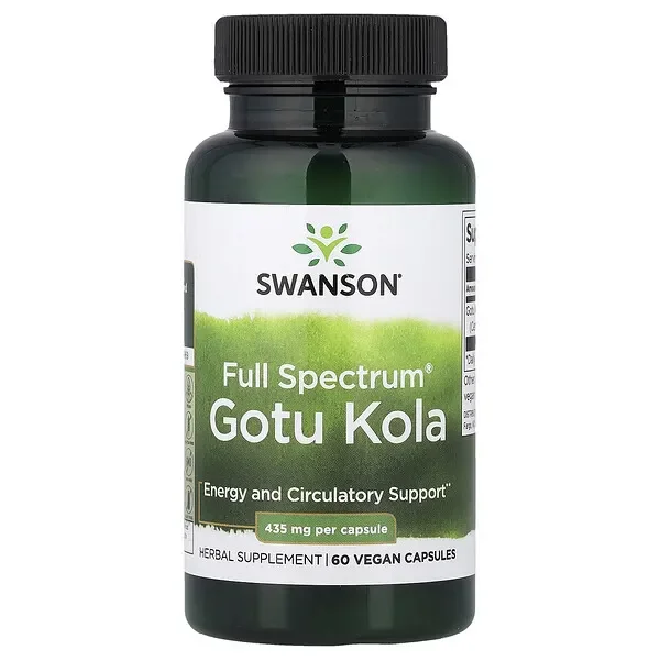 Swanson Vitamins, Full Spectrum® Gotu Kola, 435 mg, 60 Capsules Cheap