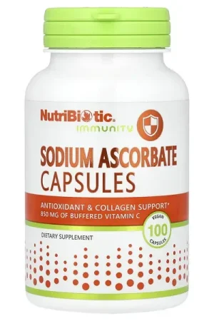 Top Rated NutriBiotic, Immunity, Sodium Ascorbate, 100 Vegan Capsules