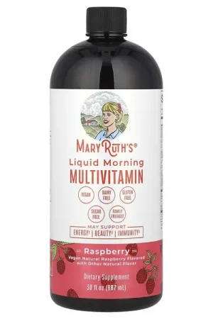 Deal MaryRuth‘s, Liquid Morning Multivitamin, Raspberry, 30 fl oz (887 ml)