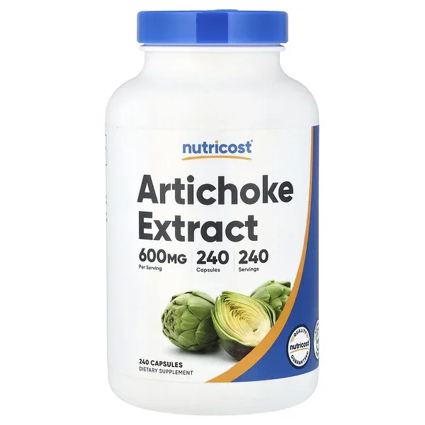 Nutricost, Artichoke Extract, 600 mg, 240 Capsules Buy Online