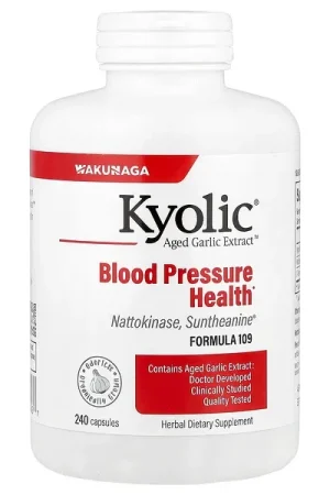 Bargain Kyolic, Aged Garlic Extract™, Blood Pressure Health, Formula 109, 240 Capsules