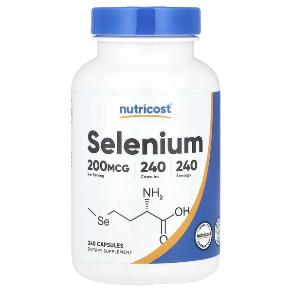 Cheap Nutricost, Selenium, 200 mcg, 240 Capsules