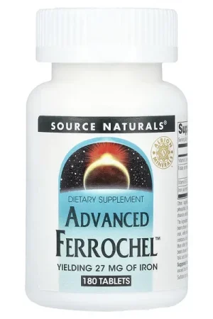 Source Naturals, Advanced Ferrochel™, 180 Tablets Trusted Brand