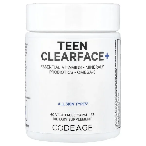 Codeage, Teen Clearface+, 60 Vegetable Capsules Hot Deal
