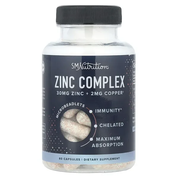 Affordable SMNutrition, Zinc Complex , 60 Capsules