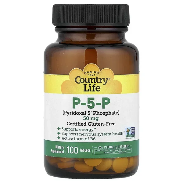 Country Life, P-5-P, 100 Tablets Secure Checkout