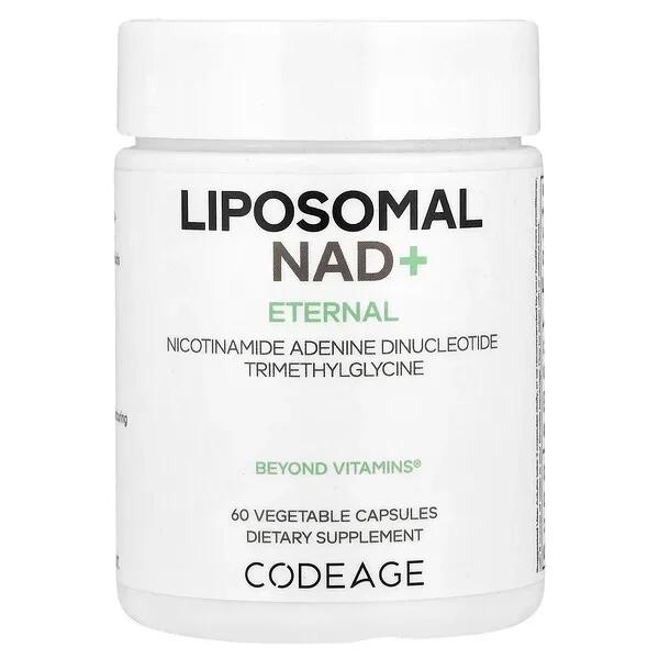 Codeage, Eternal, Liposomal NAD+, 60 Vegetable Capsules Luxury