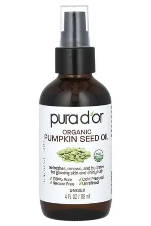 Markdown Pura D‘or, Organic Pumpkin Seed Oil, 4 fl oz (118 ml)