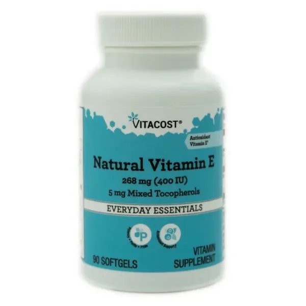 Price Drop Vitacost, Natural Vitamin E, 90 Softgels