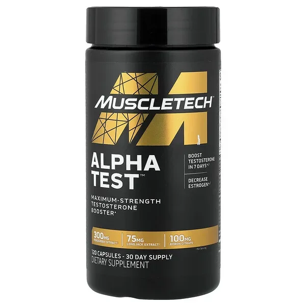 Best Choice MuscleTech, AlphaTest™, 120 Capsules