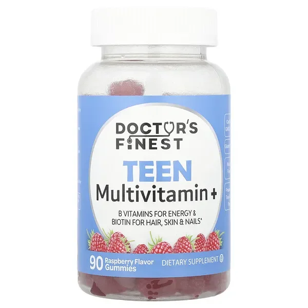 Buy Today Doctor‘s Finest, Teen Multivitamin+ Gummies, Raspberry, 90 Gummies
