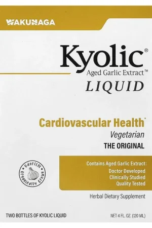 Brand New Kyolic, Aged Garlic Extract™ Liquid, 2 Bottles, 2 fl oz (60 ml) Each