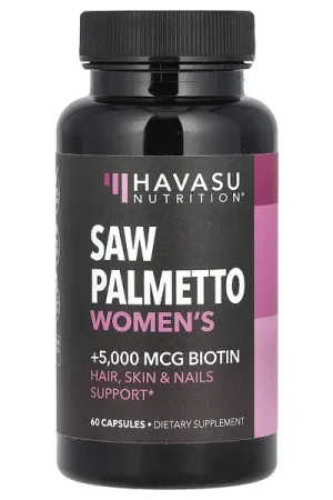 Cheap Havasu Nutrition, Saw Palmetto Women‘s + Biotin, 60 Capsules