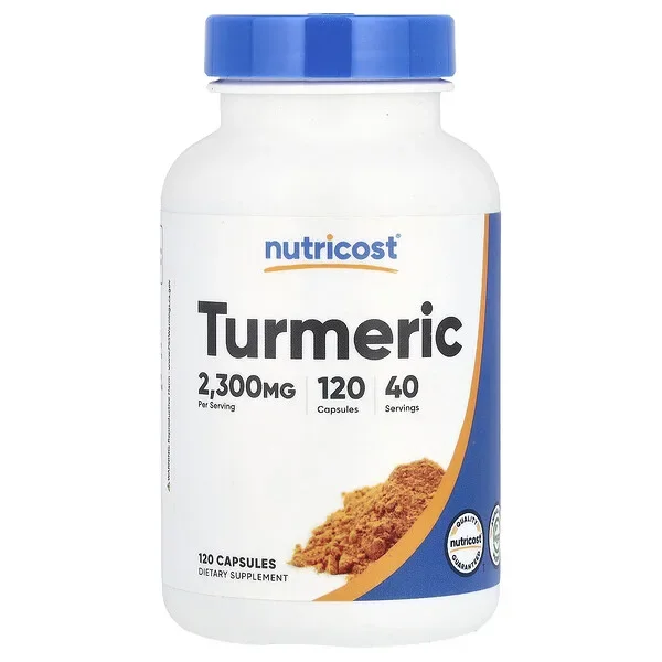 Next Day Delivery Nutricost, Turmeric, 120 Capsules