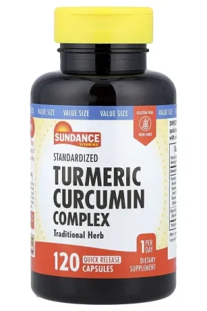 Sundance Vitamins, Standardized Turmeric Curcumin Complex, 120 Quick Release Capsules Grab Now