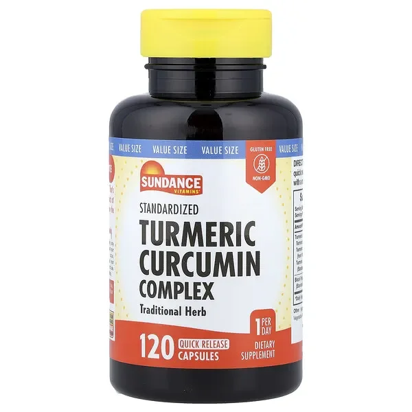 Sundance Vitamins, Standardized Turmeric Curcumin Complex, 120 Quick Release Capsules Grab Now