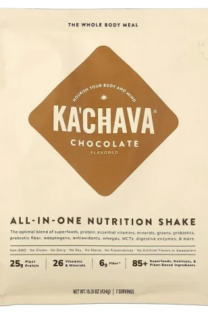 KaChava, All-In-One Nutrition Shake, Chocolate, 15.31 oz (434 g) Discount