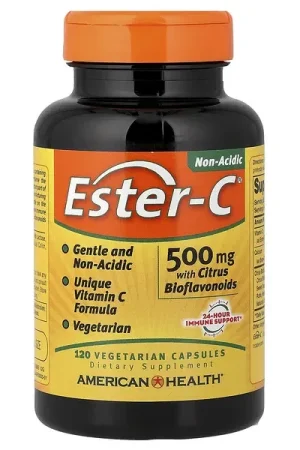 Today Only American Health, Ester-C® with Citrus Bioflavonoids, 500 mg, 120 Vegetarian Capsules