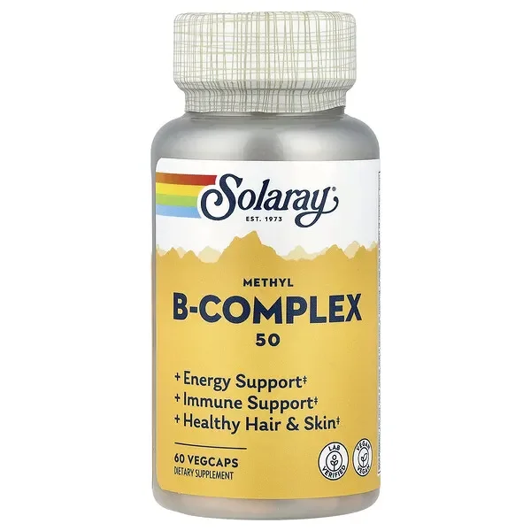 Crafted Solaray, Methyl B-Complex 50, 60 VegCaps