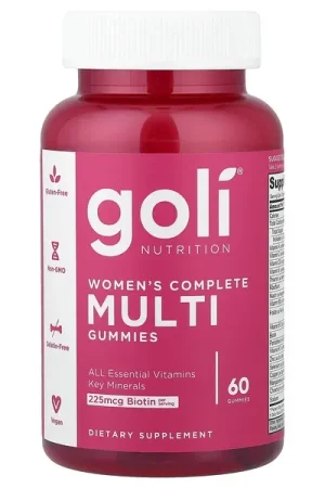 Goli Nutrition, Women‘s Complete Multi Gummies, 60 Gummies Must Have